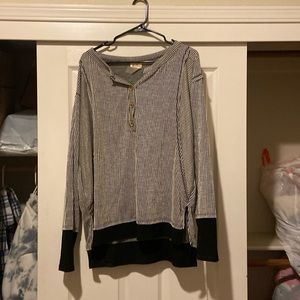 BiBi black n white long sleeve